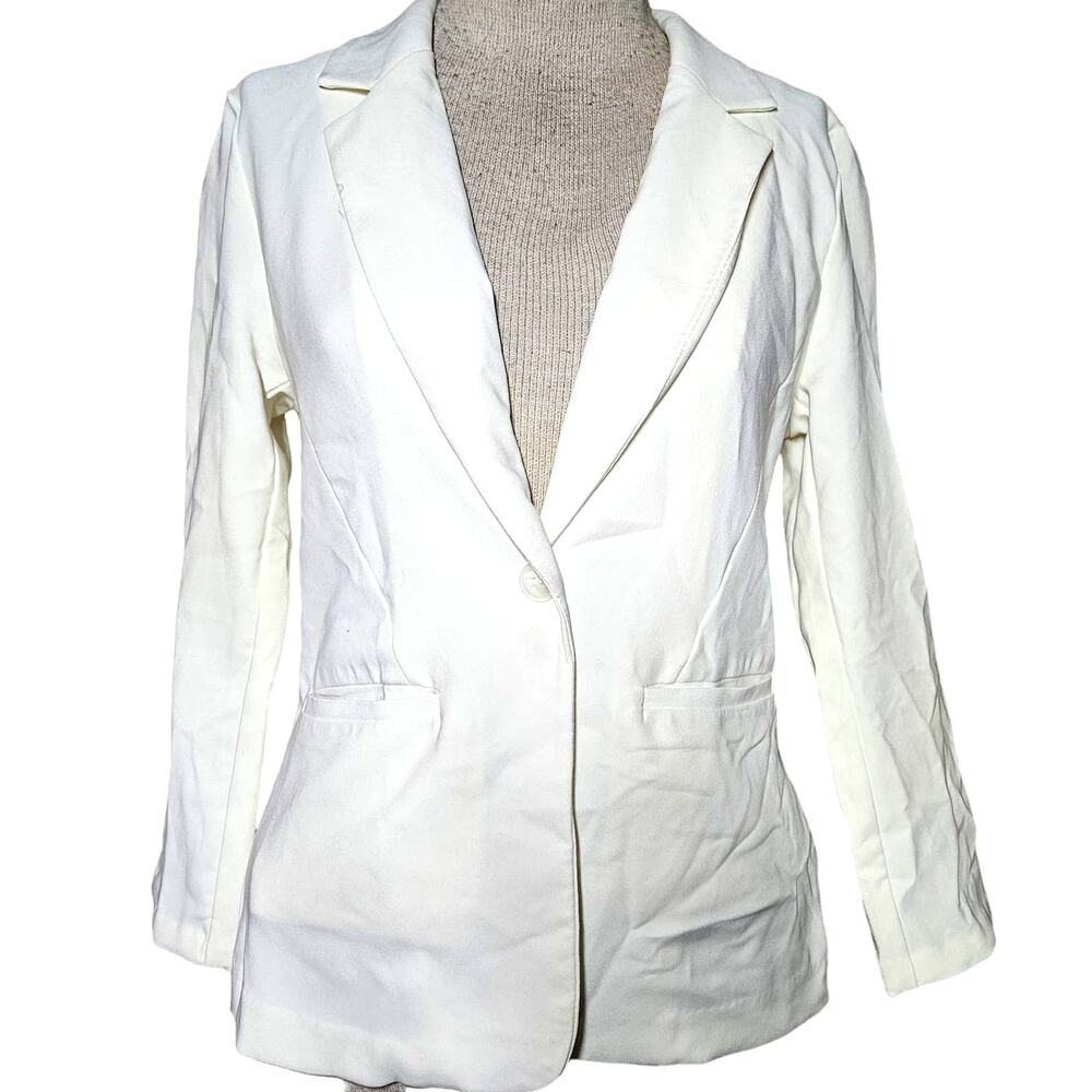 Cream Blazer Jacket Size Small